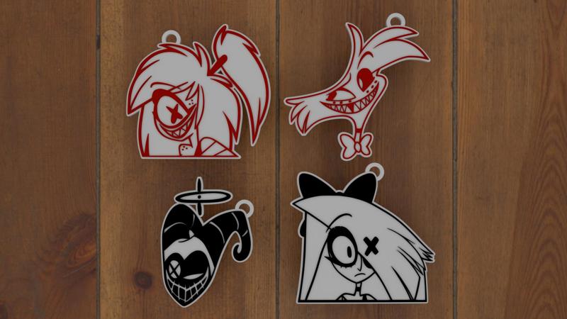 Hazbin Hotel Keychain Pack #2(v.1)