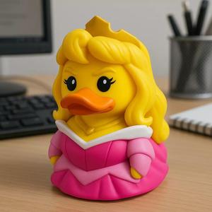 Rubber Duck - Princess Aurora model - 3d print