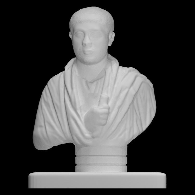 Male portrait bust
