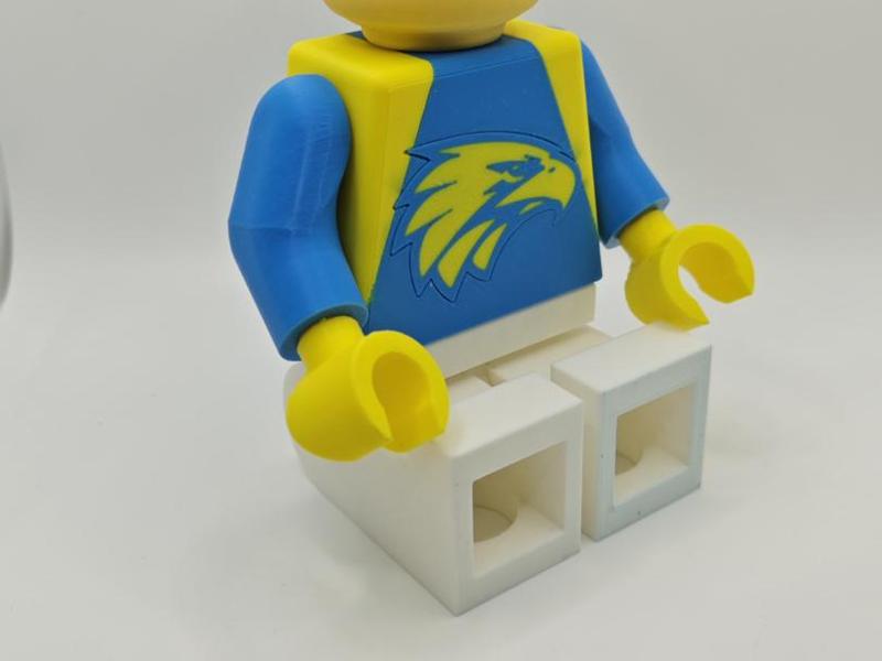 AFL Brick Man - West Coast Eagles (500%)