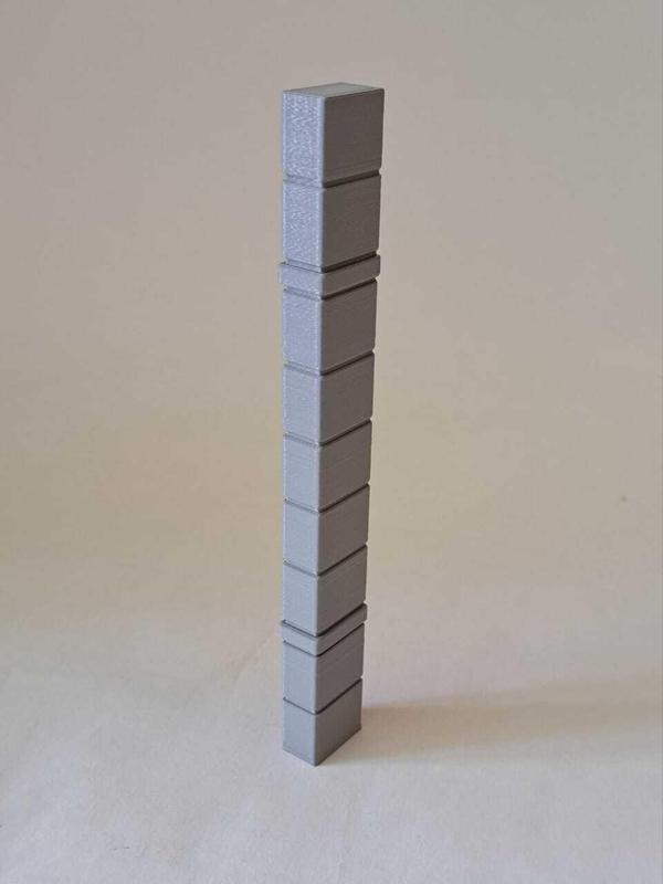 Rare End Wall Connector, steck system for Playmobil