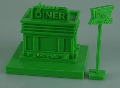 Cartoon Building - Diner