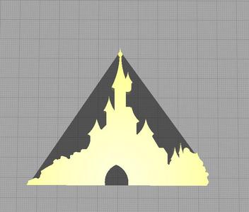 Disneyland Paris Castle Shadow