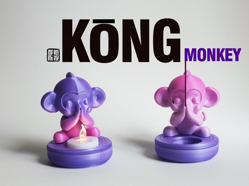 Home Decor Candle Holder Incense Burner——KōNG MONKEY Series
