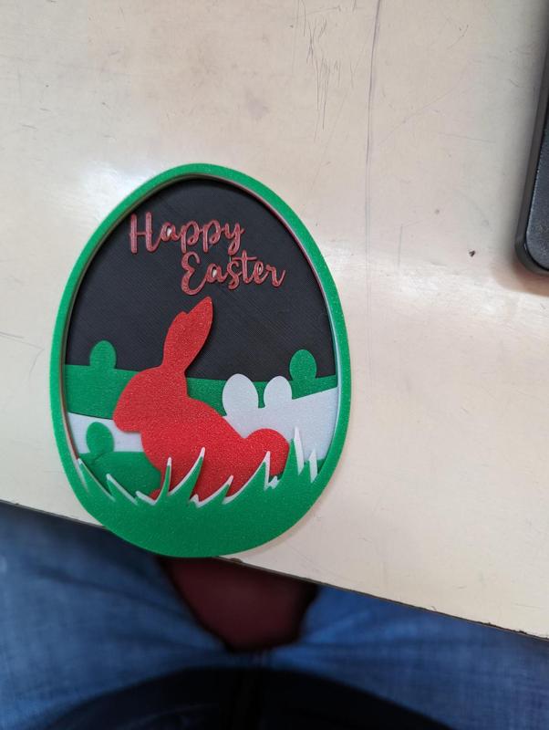 Happy Easter magnetic card
