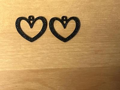 heart earrings
