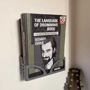 Music/Magazine Book Shelf - Wall Mounted