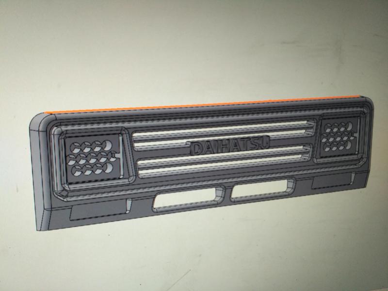 loops rc lc70 to diahatsu rocky conversion grille