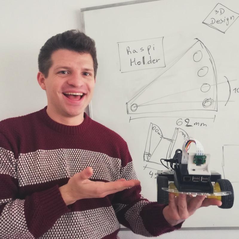 Raspberrypi Base with variable Angles