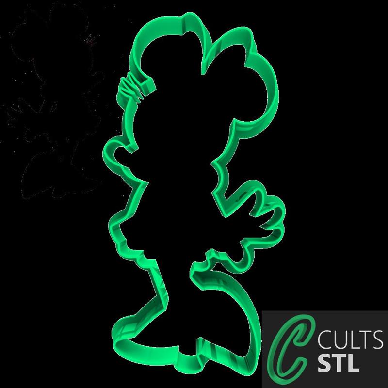 CORTADOR MINNIE SILHUETA - 7cm