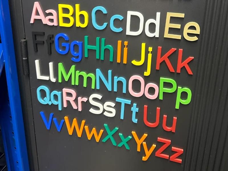 Refrigerator magnets 26 English letters
