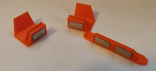 Doorknob for 10x20x2 mm magnets