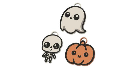Cute Halloween Keychain Pack