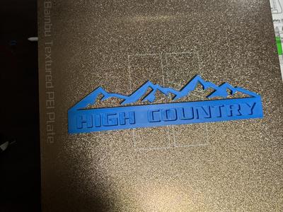 Chevy High Country Badge V2