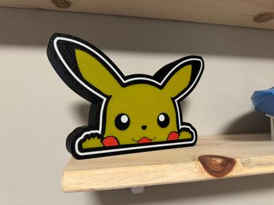 3DPrintBox - Pokemon Pikachu Light Box Lamp