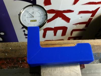 Mini lathe Carriage indicator holder