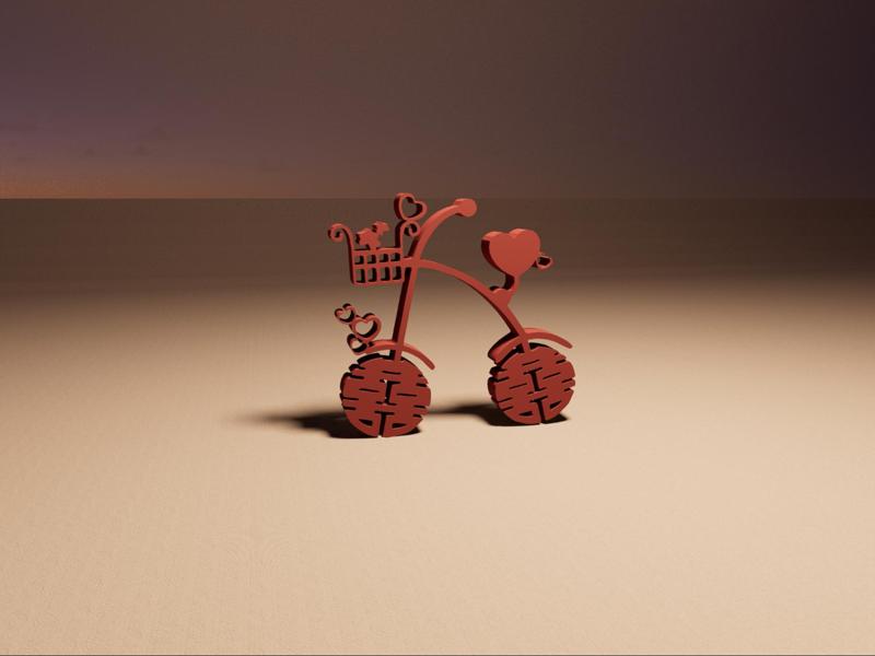 Wedding Double Happiness Character Sculpture Ornament