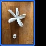 Tiara flower necklace holder