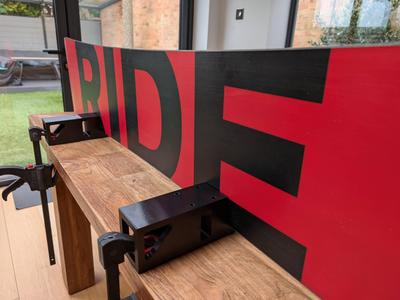 Snowboard Servicing and Waxing Table Mount Holder