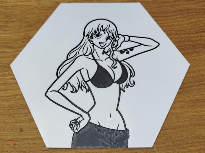 One Piece Hueforge Hexagon Nami