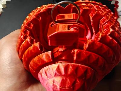 Chinese Mortise and Tenon Heart-Shaped Ring Gift Box