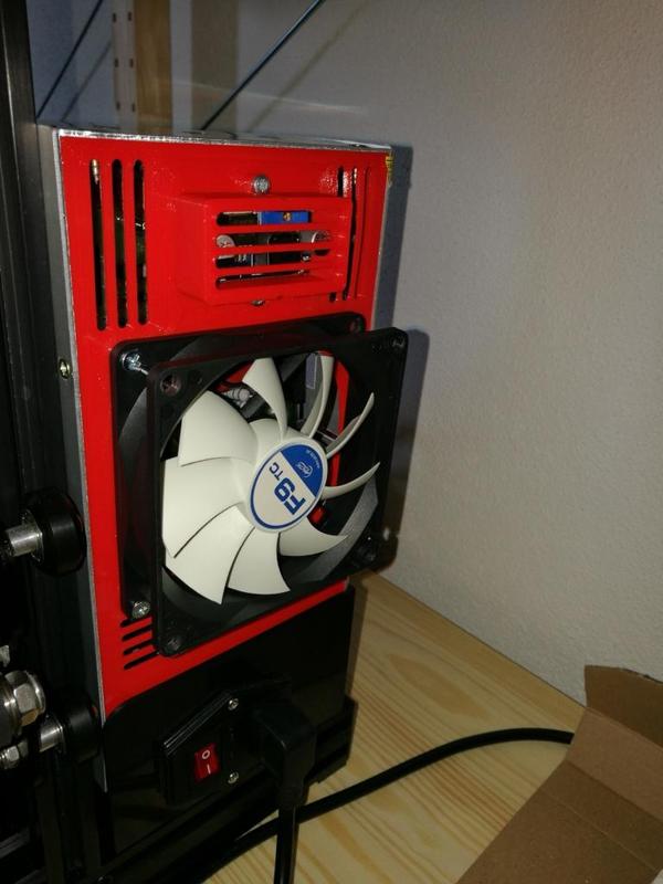 Ender-3 PSU Cover 92 mm fan LM2596 (abandoned thing)