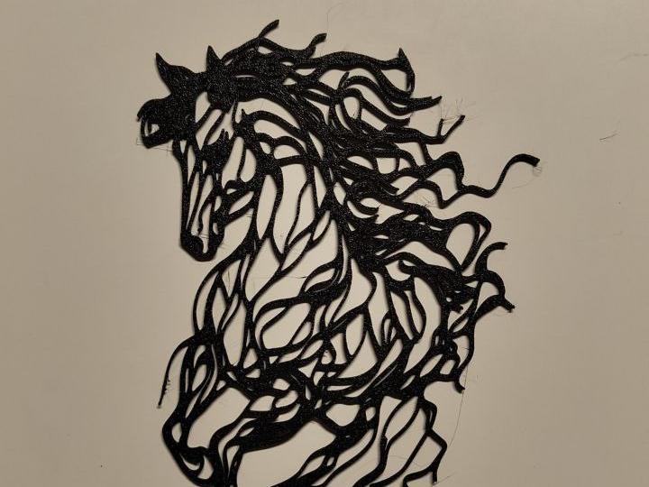 horse line art