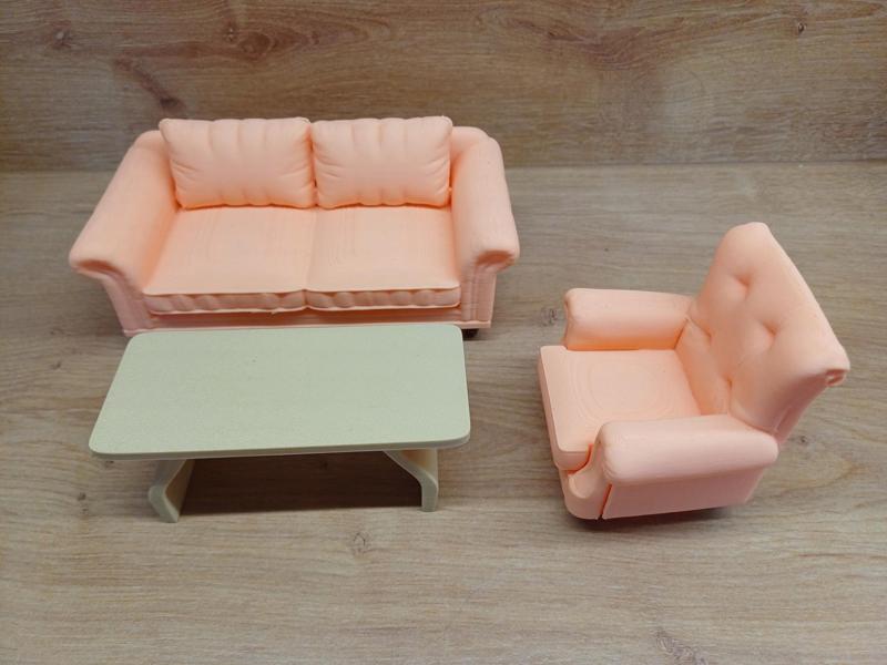 Dollhouse furniture living room set