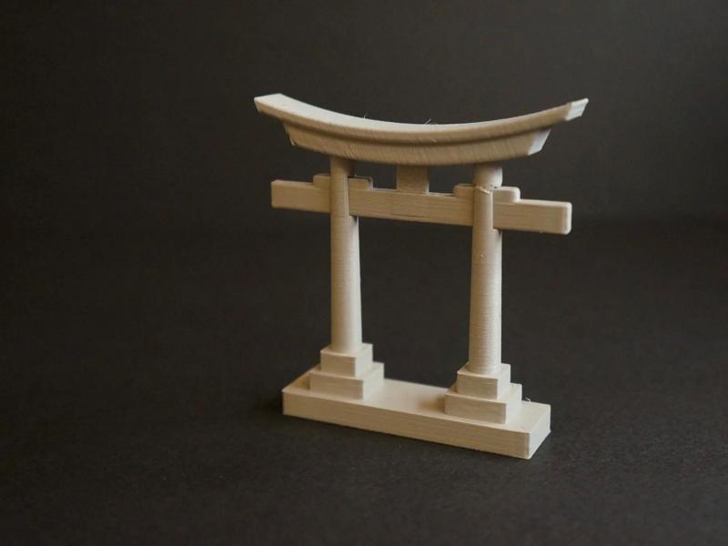 Torii Zen Desk Decor Fish Tank Decoration Scenery Earring Rack Plant Bonsai Tea Pet