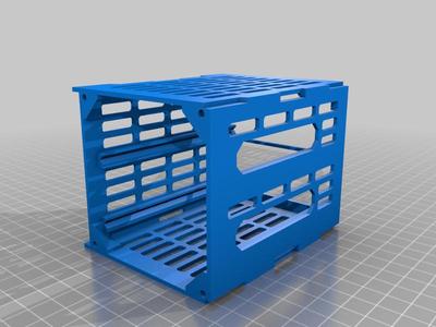 raspberry pi rack with optional SSD and PoE switch