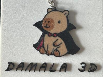 DRACULA CAPIBARA KEYCHAIN
