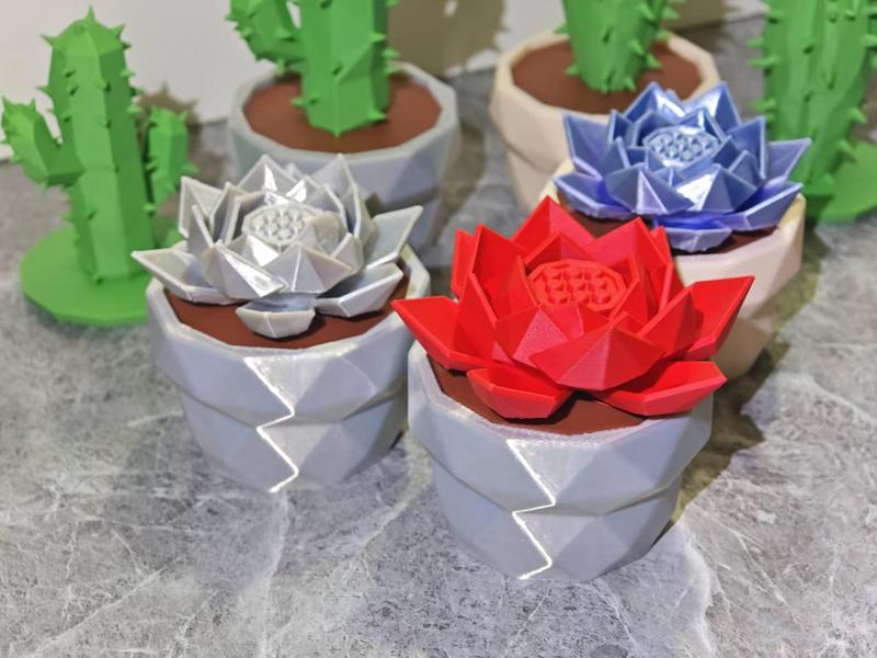 Office Desk Organizer - Crystal Lotus