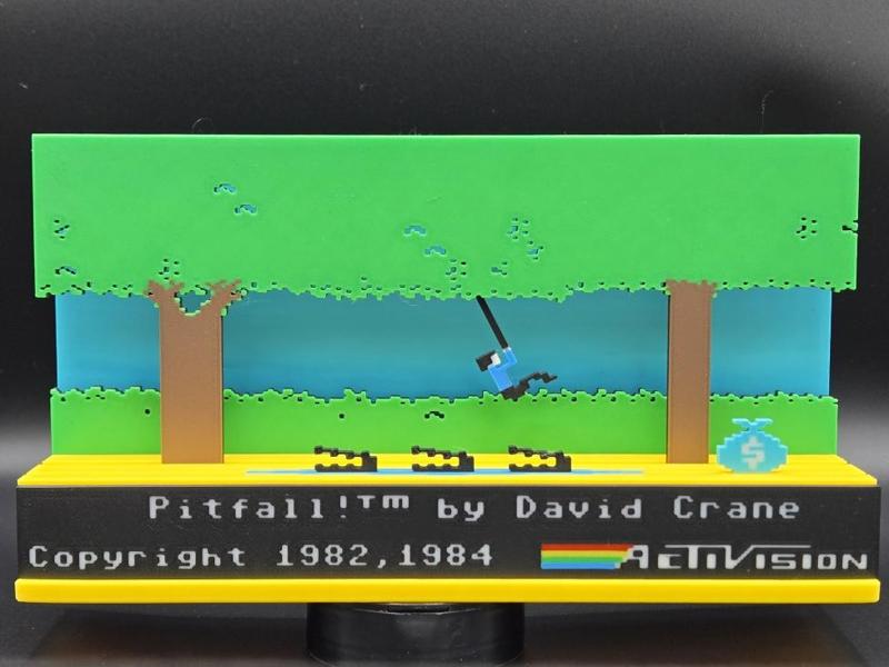 Pitfall Pixel Art Diorama