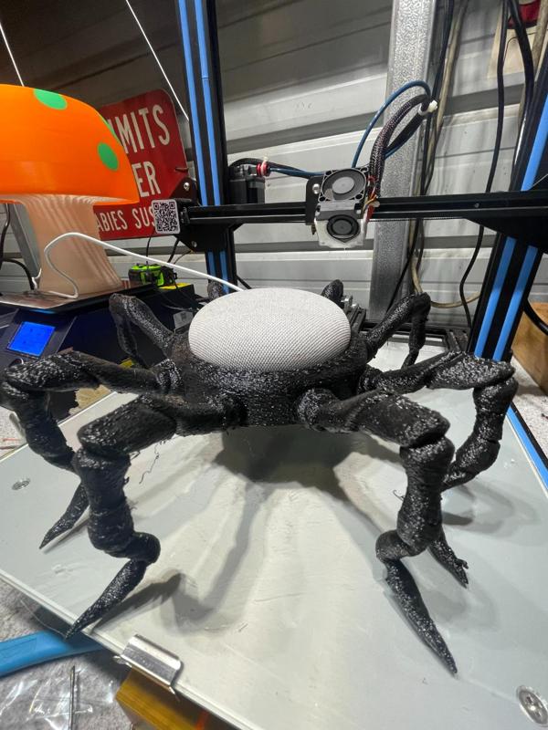 Spider body for google nest mini