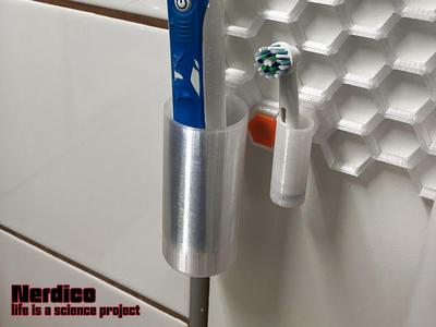 Electrical Toothbrush bucket for honeycomb wall