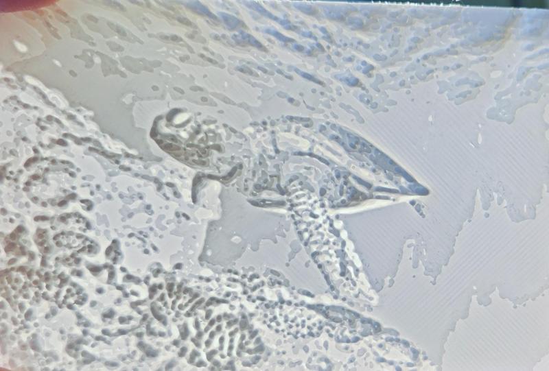Sea Turtle Lithophane