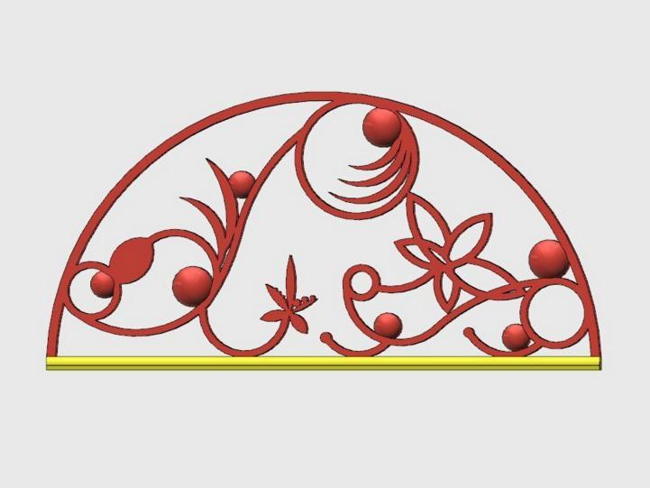 Stand for napkins "Pink flowers".