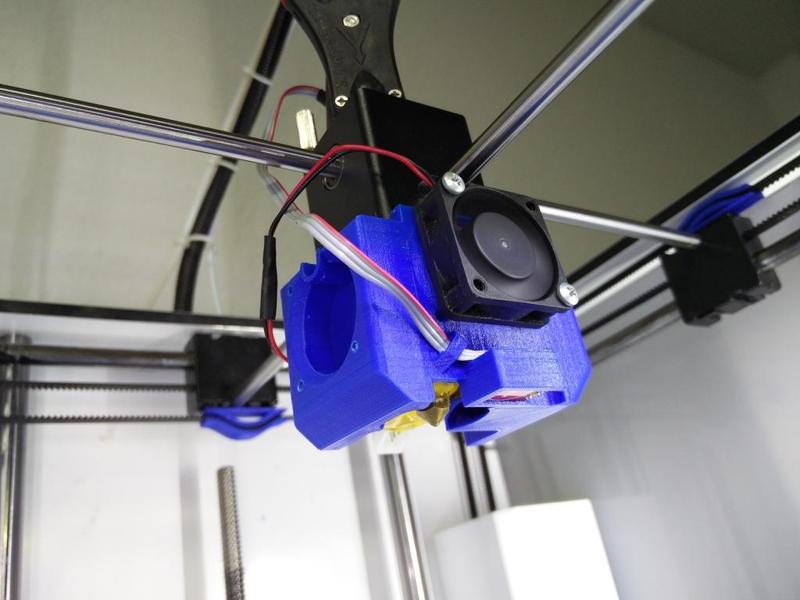 UM2 Fan Duct with leveling sensor and front 30mm fan duct