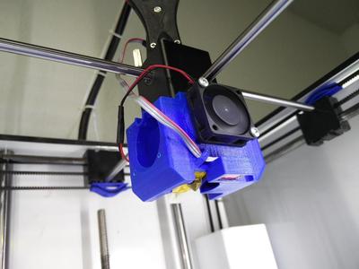 UM2 Fan Duct with leveling sensor and front 30mm fan duct