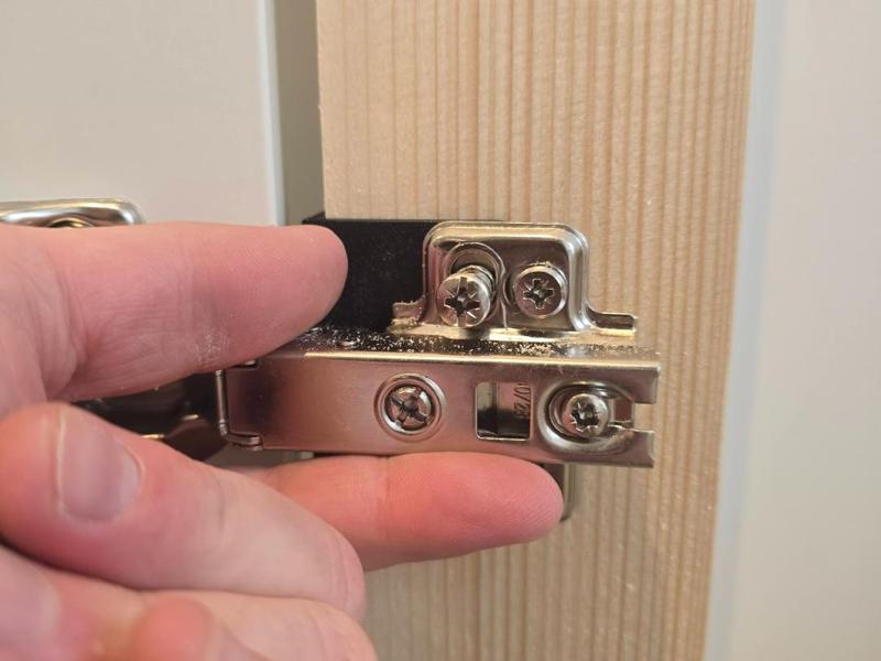 IKEA PAX Door Hinge Hole Drilling Guide
