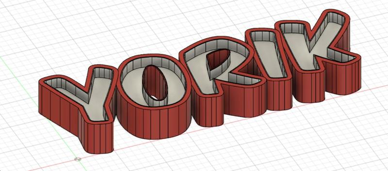 LED NAME SIGN - YORIK (GIFT/ DECO/ DESIGN)