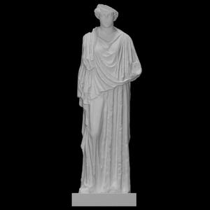 Statue of a Young Woman Wearing a Peplos