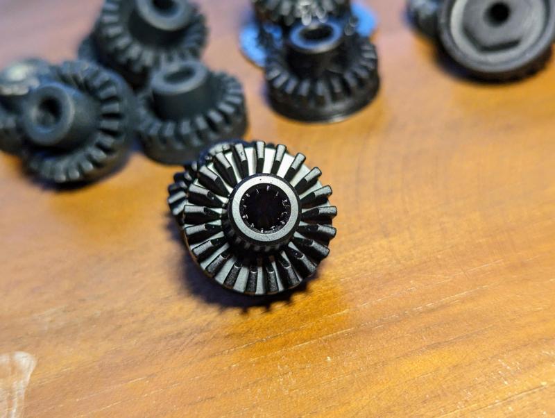 Headlight adjuster gear  (HELLA & DEPO like: Audi / Jaguar / BMW)