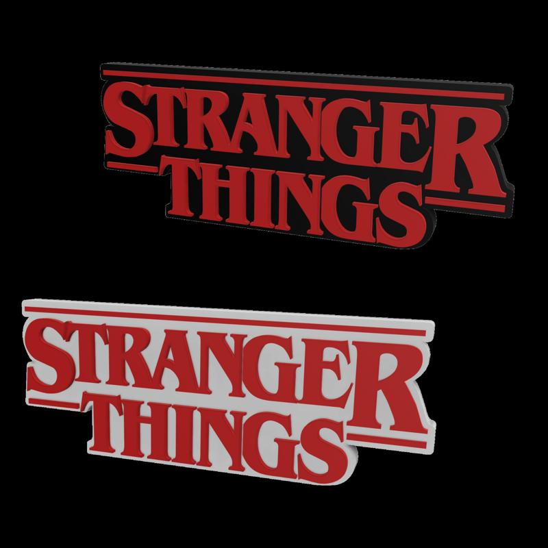 3D MULTICOLOR LOGO/SIGN - Stranger Things