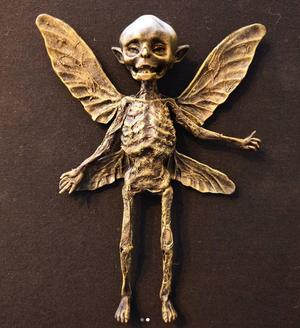 Mummified fairy skeleton (unposed)