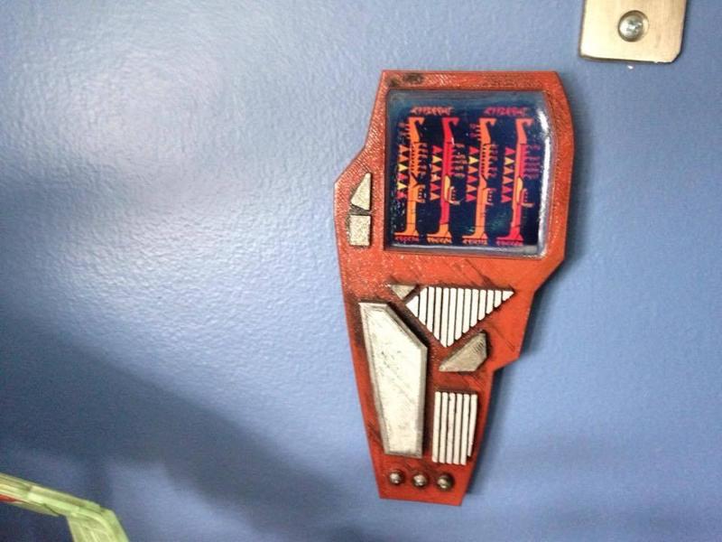 3 different Klingon PADD's from Star Trek
