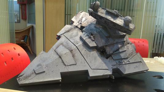 Chibi-ed Star Wars Imperial Destroyer