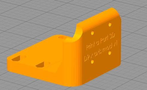 wanhao D9 head bracket for MGN12H rails (unfinished apparently dose not fit) 