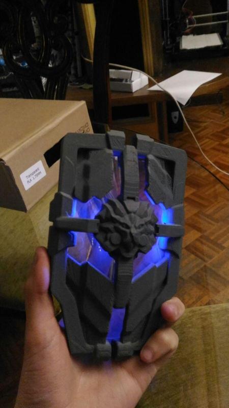 Brigitte shield with leds.