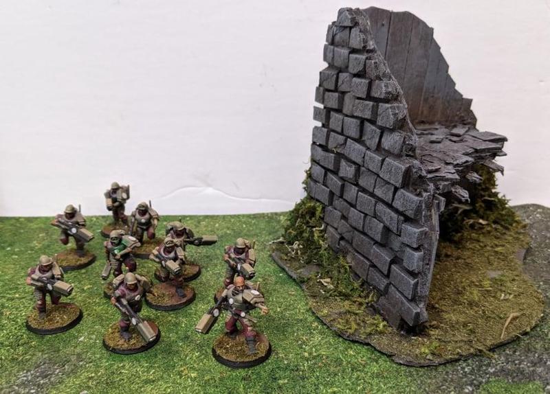 Space communist human auxiliary breacher infantry squad